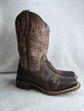 Nocona Women's Sierra Western Square Toe Cowboy Boots HR4501 Size 6.5 B